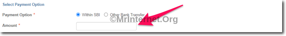 Enter the Amount of Money to Transfer