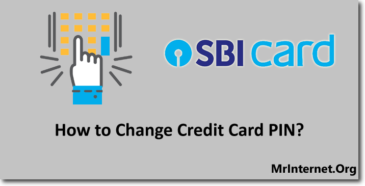 change sbi credit card pin